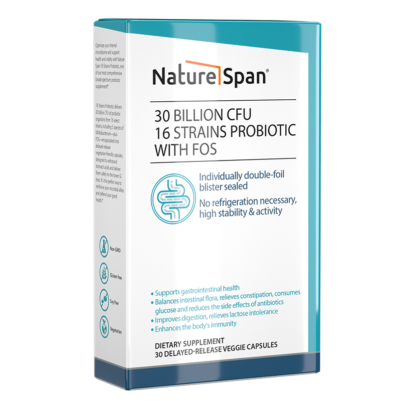 16种益生菌300亿 平衡肠道菌群美国原装进口30粒NS倍能适