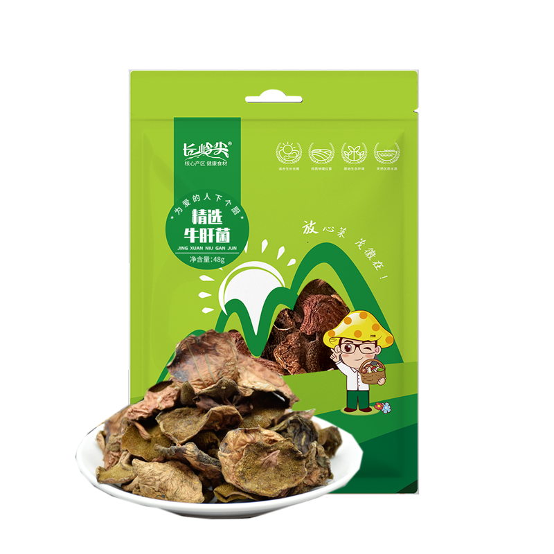 长岭尖精选牛肝菌48g*2袋