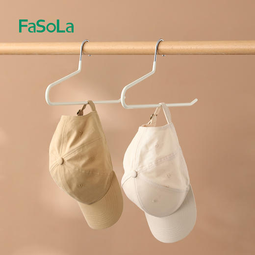 FaSoLa鹅型裤架家用衣架无痕防滑Z字形裤夹衣柜内置裤子收纳神器 商品图6