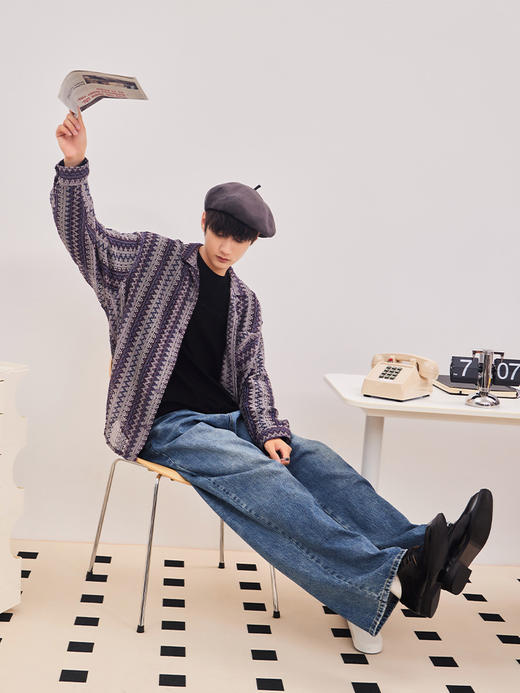 OADB/A32413A004/网格双袋衬衫 商品图0