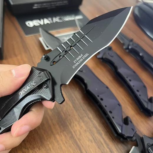 老美原单！瑞士军刀 户外重型钢制折叠刀，防身冷兵器高硬度 商品图5