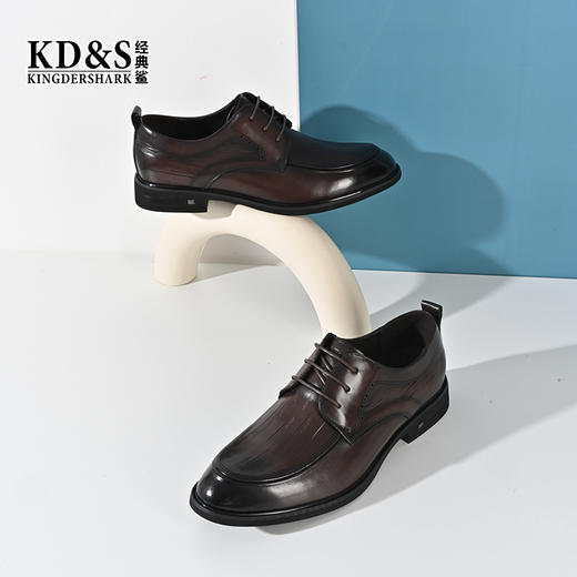 22023经典鲨秋季新款男士正装帅气皮鞋KW259-334061 商品图2