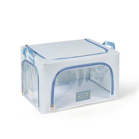 EACHY 衣物收纳箱100L（长60*宽42*高40CM）蓝