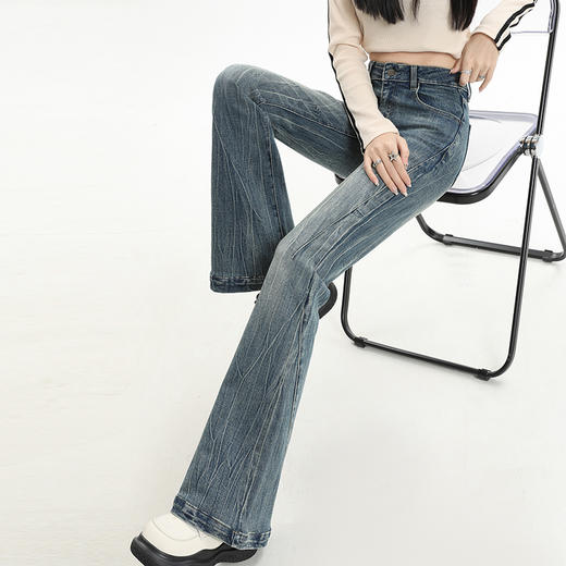 HEY+JEANS 秋季时尚牛仔裤 弹力喇叭裤7168+超时尚阔腿裤9598+特别星空裤459 商品图7