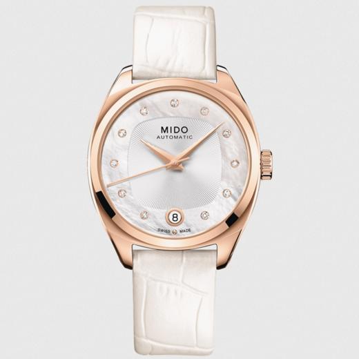 美度 MIDO 布鲁纳系列雅致款长动能真钻女士腕表 M024.307.37.116.00 商品图2