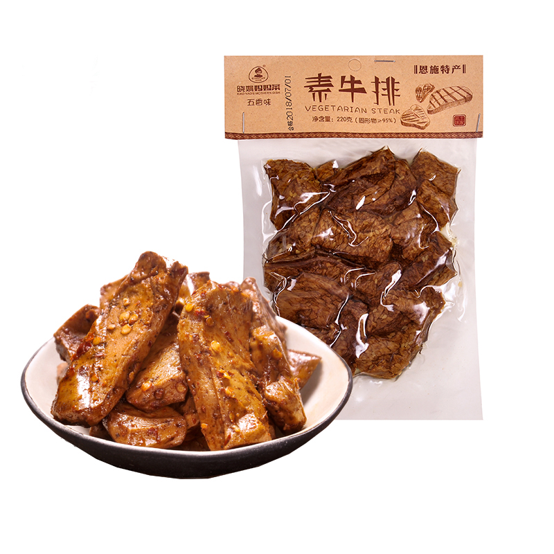 晓姚食品石磨豆干220g*2