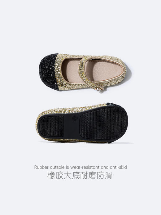 mrbaby女童皮鞋儿童气质公主鞋秋季新款洋气礼服单鞋女孩软底鞋子 商品图3