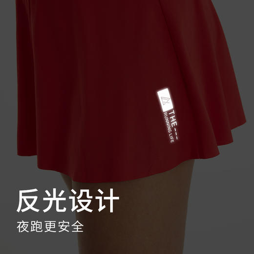 范斯蒂克专业运动拉链口袋假两件短裙 商品图1