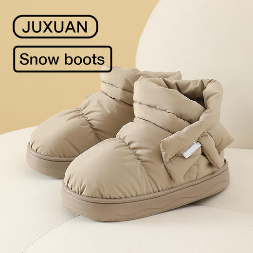 【居选】超保暖小围脖时尚家居棉拖 外穿棉鞋 JX2318+JX2317 商品图3