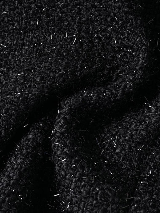 米思阳2026春季新款轻奢小香风短外套撞色单排扣圆领长袖上衣2908 商品图3