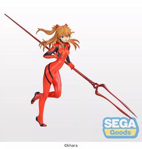 SEGA 世嘉 EVA 明日香 朗基努斯之枪 长枪 驾驶服 景品手办