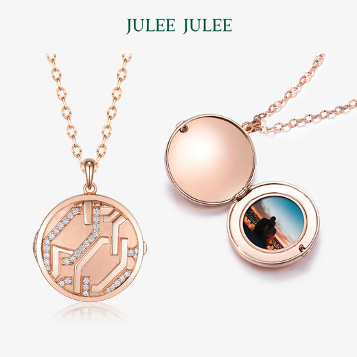 JULEEJULEE茱俪ROUND SERIES圆系列相片盒吊坠 商品图4