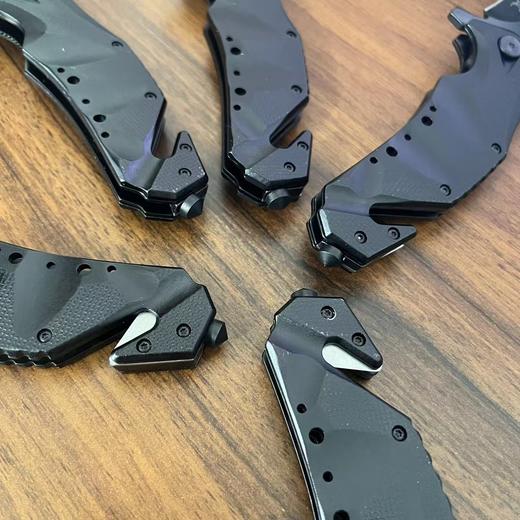 老美原单！瑞士军刀 户外重型钢制折叠刀，防身冷兵器高硬度 商品图4