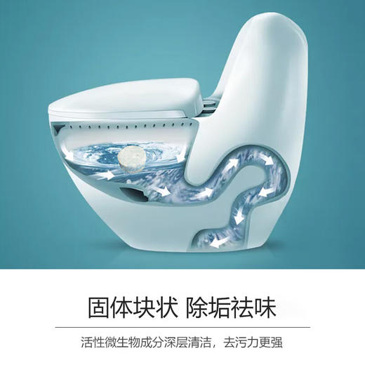 德国进口Domol马桶清洁厕剂清洁块泡腾片祛垢除异味20g*16块/盒 商品图5