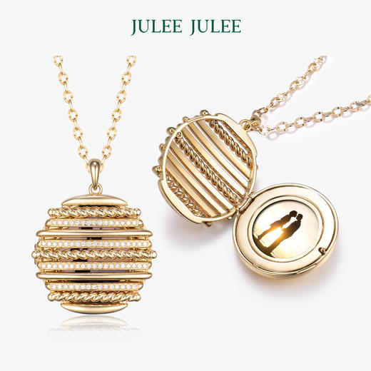 JULEEJULEE茱俪ROUND SERIES圆系列相片盒吊坠 商品图1