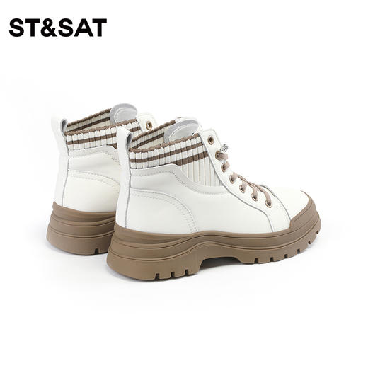 星期六潮酷拼色松糕底女靴SS34116438 商品图14