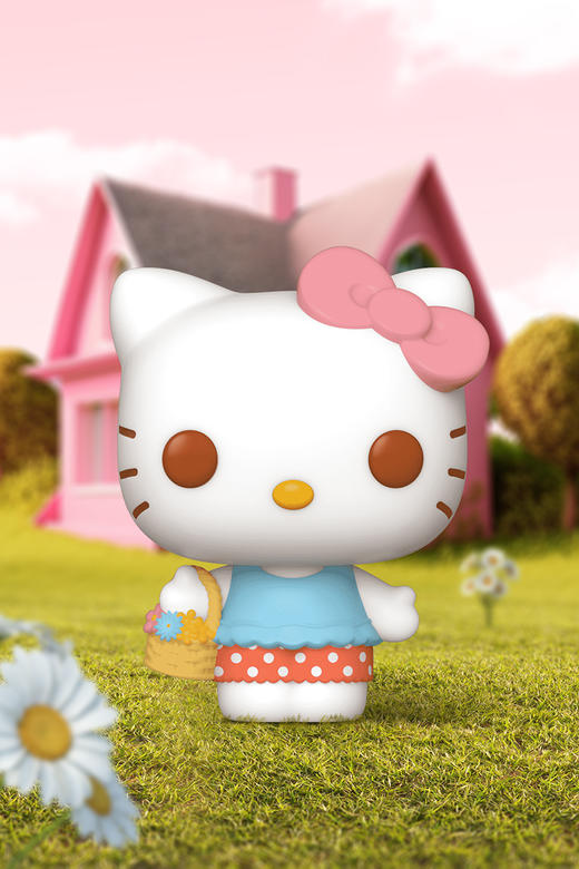 Funko POP Sanrio Hello Kitty三丽鸥凯蒂猫与篮子手办摆件 73600 商品图2