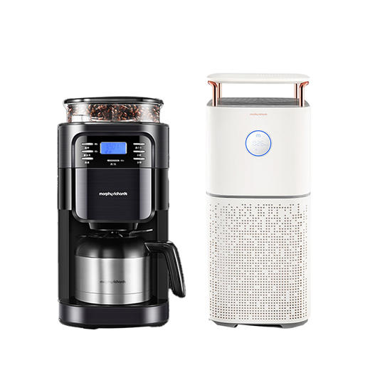 摩飞 全自动美式咖啡机MR1028/1500ML+摩飞空气净化器MR3500【HSZB20.0】 商品图0