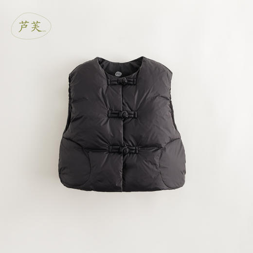 【马克珍妮 芦芙】秋冬装 中国风三防超轻羽绒马甲 231758 商品图2