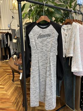 【门店同款】秋季挺阔钉钻时尚卫衣裙 154247321