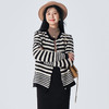 馥迦小香风条纹绵羊毛开衫 商品缩略图4