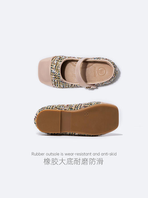 mrbaby女童皮鞋儿童公主鞋秋季新款法式复古芭蕾舞蹈演出单鞋软底 商品图3