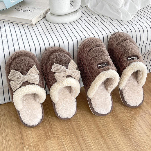 棉拖鞋男士冬季居家学生宿舍网红ins爆款炸街高颜值情侣棉拖鞋女 商品图9