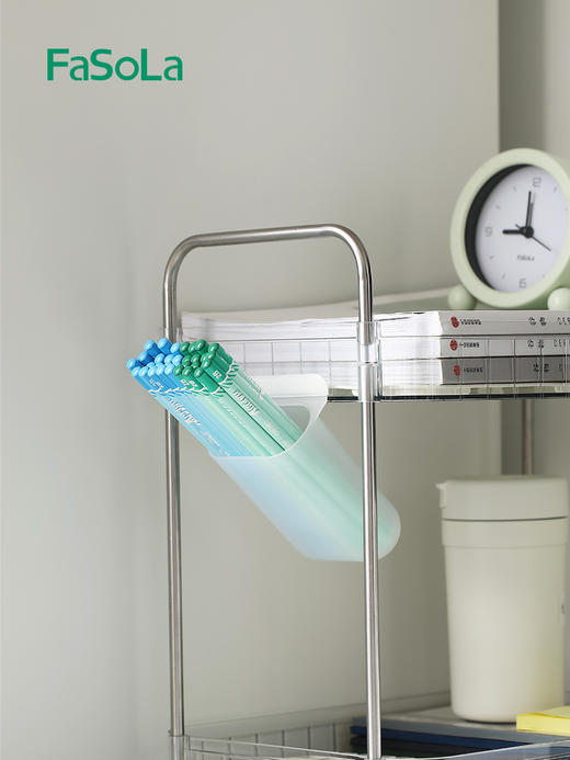 FaSoLa学生女自粘式桌面笔筒 商品图12