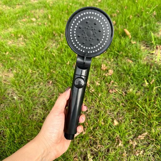 【一键止水，增压五档手持花洒】强劲增压花洒喷头手持花洒套装淋浴洗澡浴霸加压大面板淋雨莲蓬头沐浴热水器lm 商品图6
