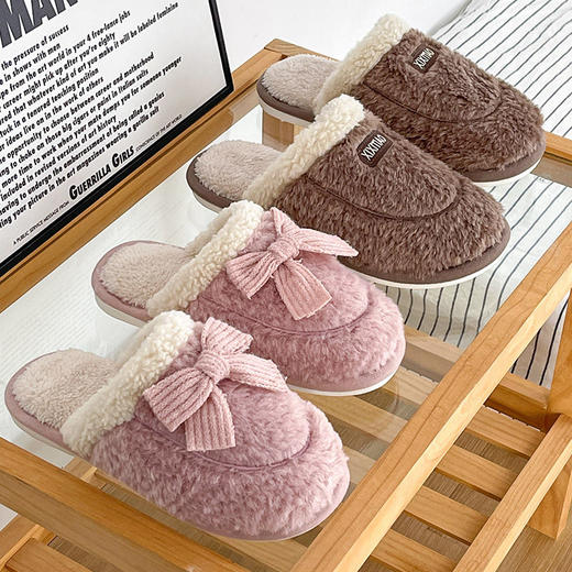 棉拖鞋男士冬季居家学生宿舍网红ins爆款炸街高颜值情侣棉拖鞋女 商品图7