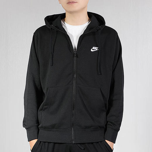 耐克（NIKE）男子夹克  NSW CLUB HOODIE FZ 运动连帽外套 BV2649-010 商品图0