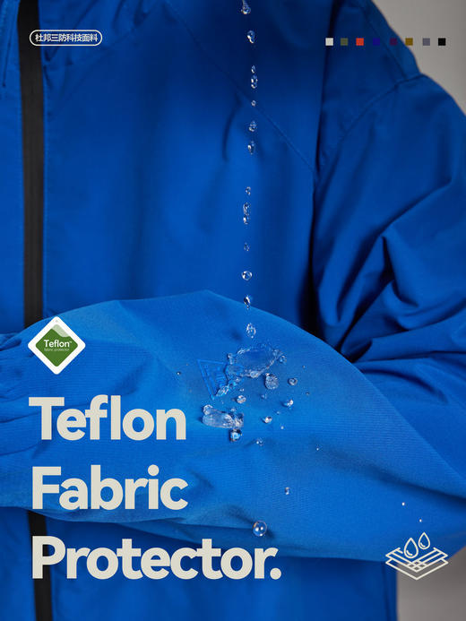 【三防冲锋衣】防山系户外运动衣  防风防水连帽夹克  潮牌工装登山服 商品图1