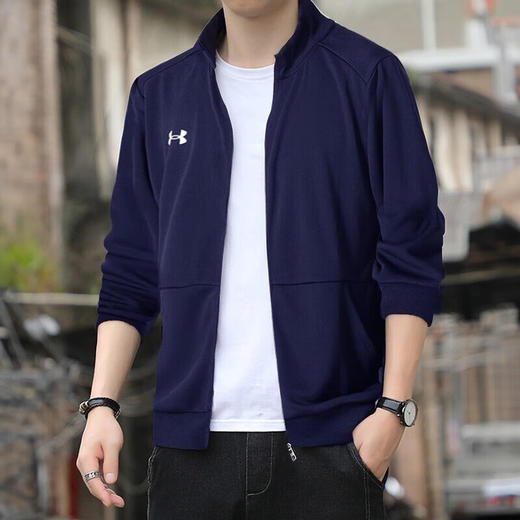 安德玛（Under Armour）官网春秋款夹克男装 高尔夫运动服休闲速干透气外套男 23600304 商品图0