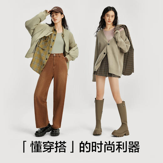 有棵树女士新疆精梳棉纯棉保暖内衣套装-BW01007 商品图3