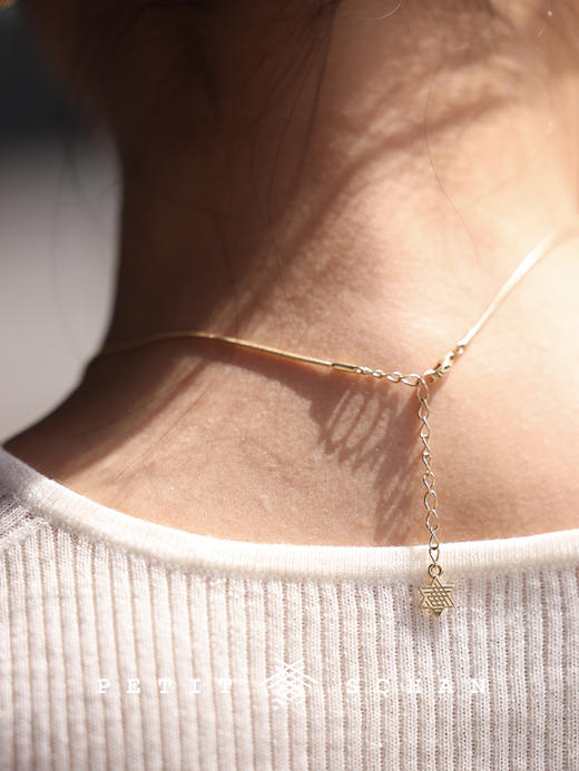 PETIT SCHAN小闪 JEW#015 not much if any 若有若无 意大利进口极细项链 蛇骨链银球素链/锁骨链 商品图1