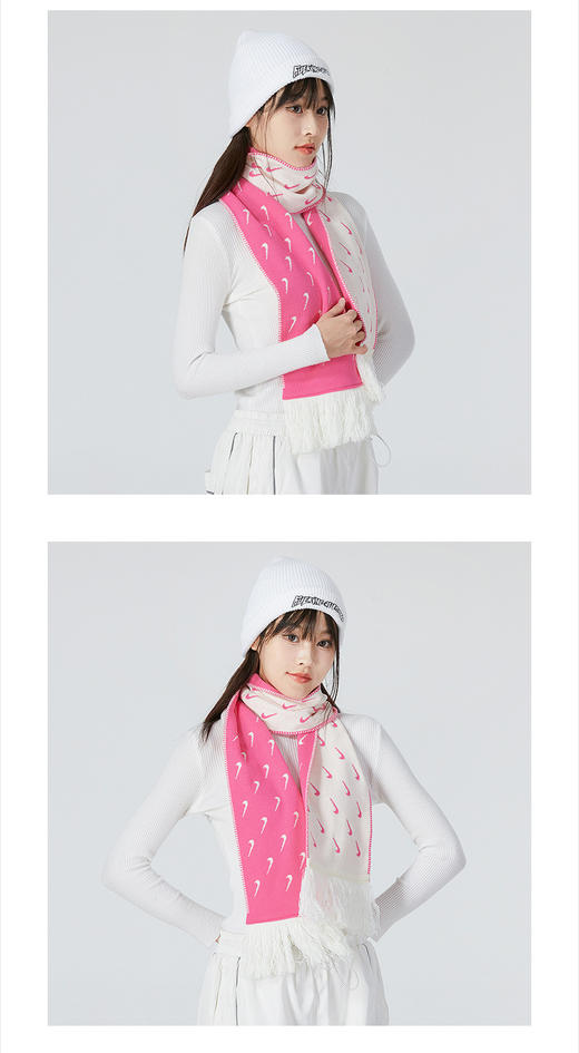 耐克（Nike）围巾男女同款冬季款保暖装备双面可用柔软舒适潮流时尚情侣款围脖 DX7879 商品图0