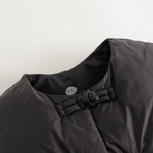 【马克珍妮 芦芙】秋冬装 中国风三防超轻羽绒马甲 231758 商品图3