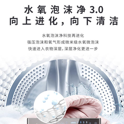 松下 10KG滚筒洗衣机 纤镜系列 XQG100-V197 商品图5