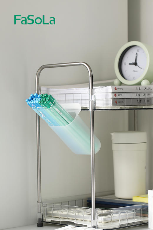 FaSoLa学生女自粘式桌面笔筒 商品图9