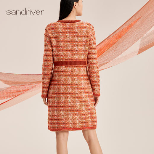 羊绒针织小香风连衣裙SJF95W492K 商品图5