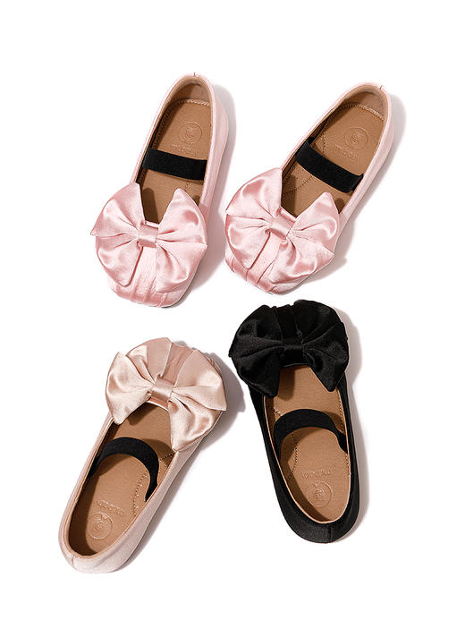 mrbaby儿童鞋大蝴蝶结公主鞋甜美女童皮鞋春秋款芭蕾女孩单鞋 商品图2