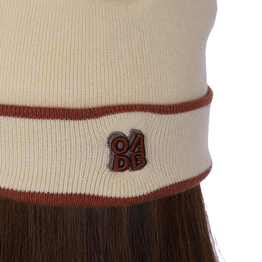 OADB/A14488A002/三种戴法条纹针织帽 商品图2