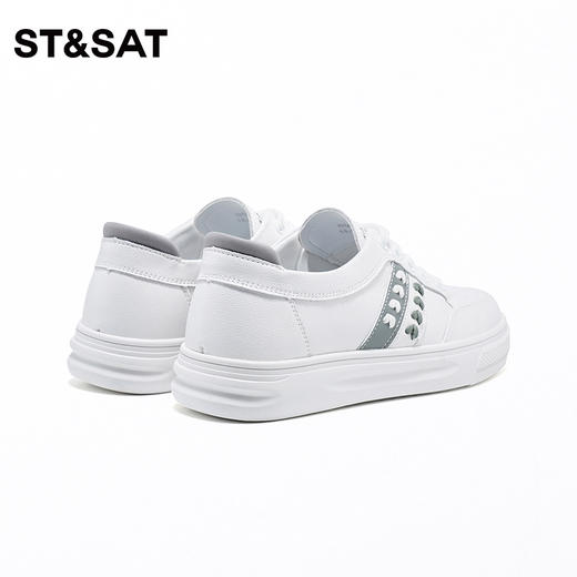 星期六简约爱心透气小白鞋SS33112015 商品图4