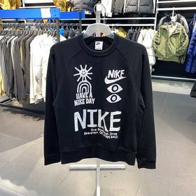 耐克（NIKE）卫衣男装 秋季新款运动跑步保暖训练休闲时尚圆领舒适健身套头衫 DQ4170-010 