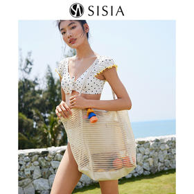 sisia2023新款欧美时尚创意大容量海岛沙滩温泉旅游收纳包沙滩包