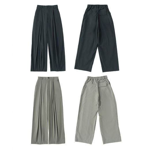 OADB/A31470A005/微皱阔腿裤 商品图4