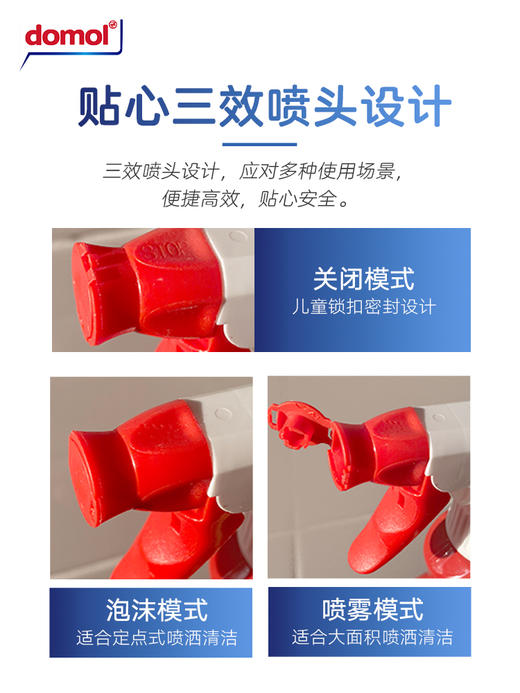 德国进口Domol厨房强力去油污喷雾油烟机清洗剂 750ml/瓶 商品图4