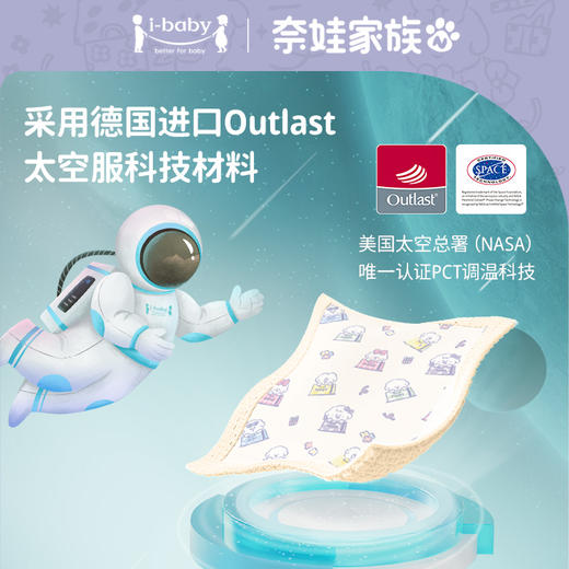 i-baby奈娃联名钻石格不倒绒儿童安抚睡被 商品图2
