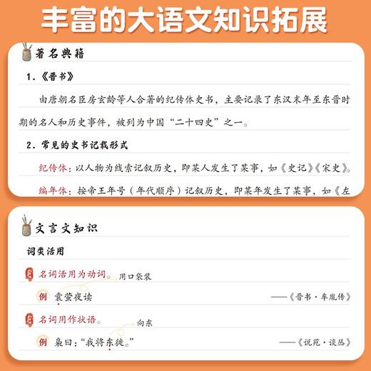 【斗半匠】小学生小古文100课上下册 商品图2