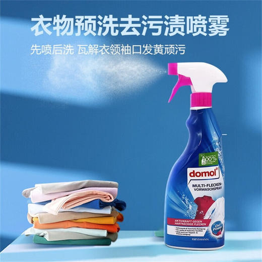 德国进口Domol多功能衣物预洗清洁喷雾衣领净洗衣液 750ml/瓶 商品图0